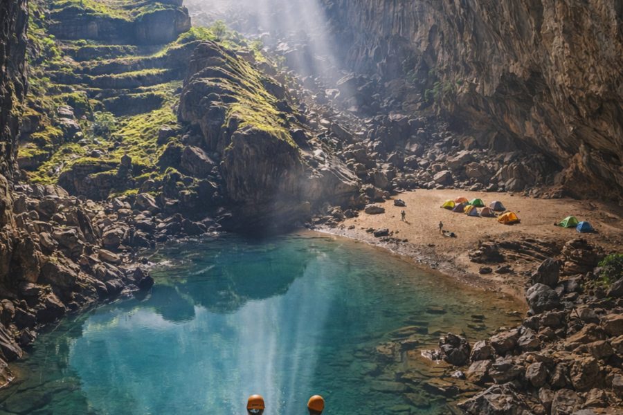 Trekking Hang E – Thung lũng Sinh Tồn – Hang Vàng
